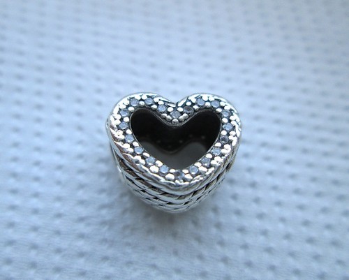 Charm pandora cuore argento - charm,