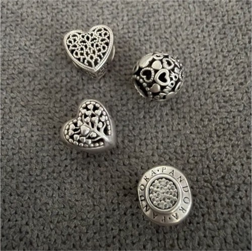 Pandora lotto charm ciondoli - pandora, 4